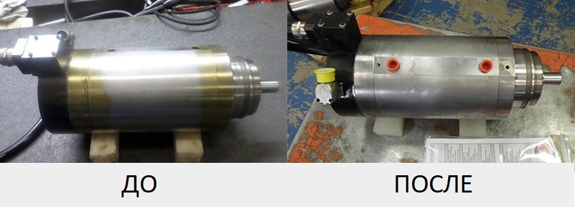 GMN TSE 12000 об/мин шпиндель после ремонта