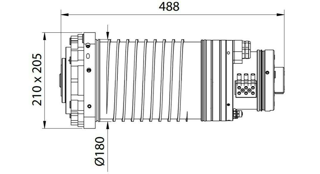 Фрезерный мотор-шпиндель ES510 - H616H1937