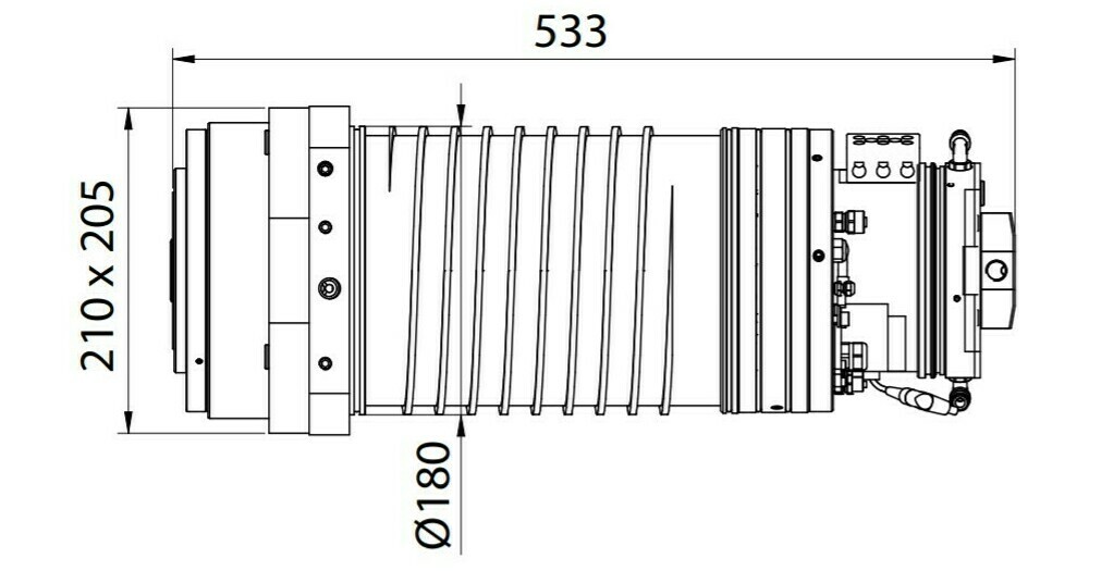 Фрезерный мотор-шпиндель ES510 - H6161H1796