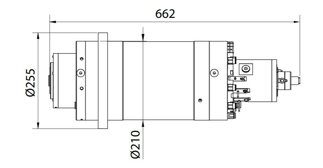 Фрезерный мотор-шпиндель ES550 - H6161H1685