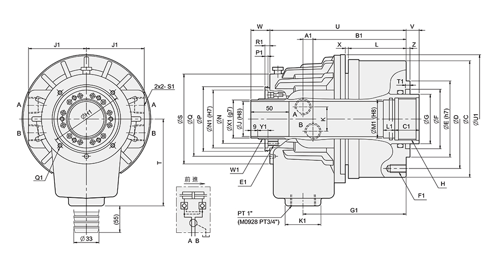 M1552 Гидроцилиндр AutoStrong Тайвань